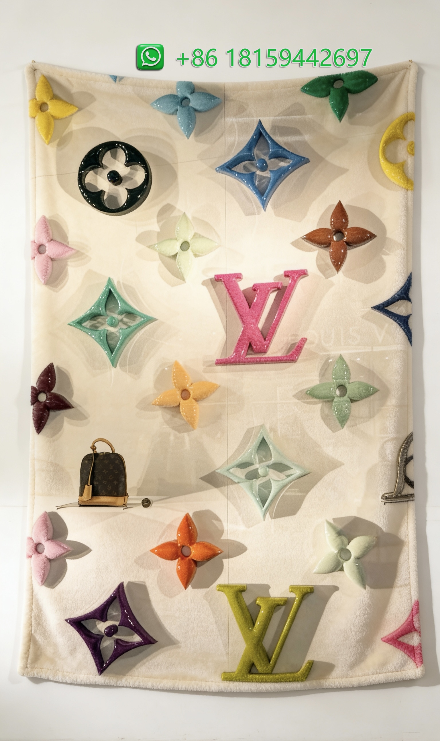 Louis Vuitton Throw Blankets